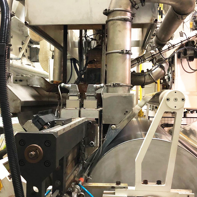 High speed film spraying machine